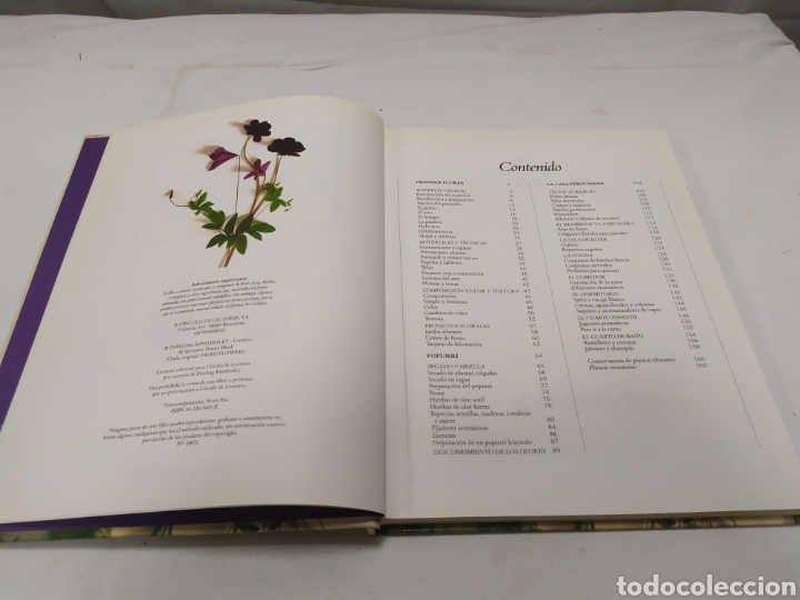 Libros: Creaciones con flores secas, c&iacute;rculo de lectores. - Foto 3