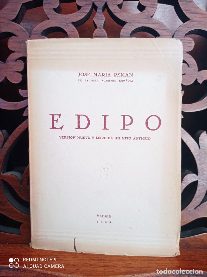 Libros: EDIPO, JOSE MARIA PEMAN. MADRID 1953 - Foto 1