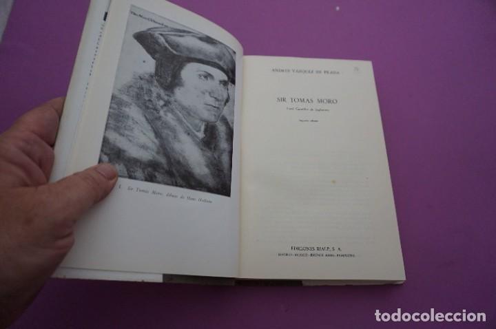 Libros: AMF-11E/ SIR TOMAS MORO - ANDRES VAZQUEZ DE PRADA / EDICIONES RIALP - Foto 2