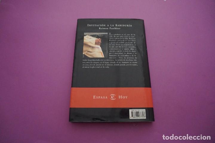 Libros: AMF-11F/ INVITACION A LA SABIDURIA - RAIMON PANIKKAR / ESPASA EDITOR - Foto 5