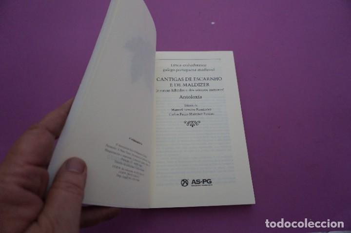 Libros: AMF-11F/ CANTIGAS DE ESCARNHO E DE MALDIZER - ANTOLOXIA - / A NOSA TERRA EDITOR - Foto 2