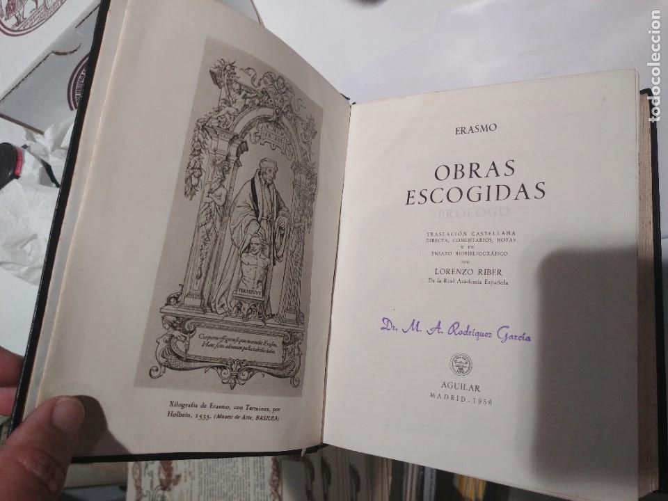 Libros: OBRAS ESCOGIDAS - ROTTERDAM, ERASMO DE - Foto 8