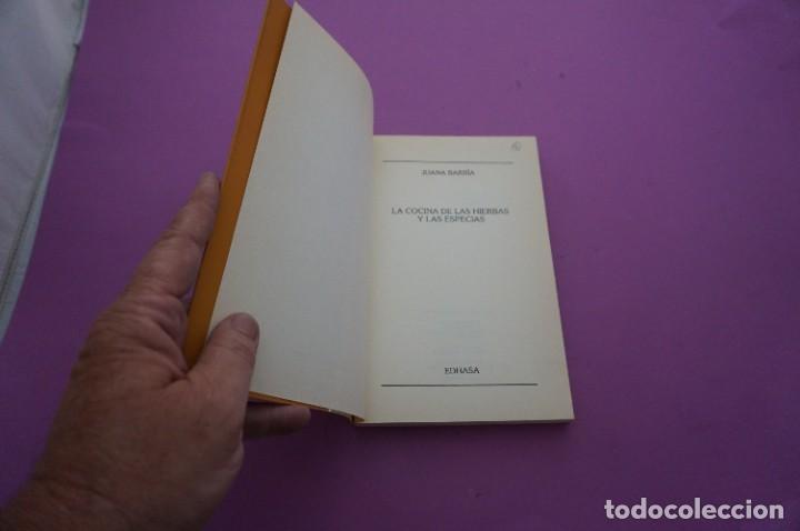 Libros: AMF-11B/ LA COCINA DE LAS HIERBAS Y LAS ESPECIAS - JUANA BARRIA / EDHASA EDITOR - Foto 2