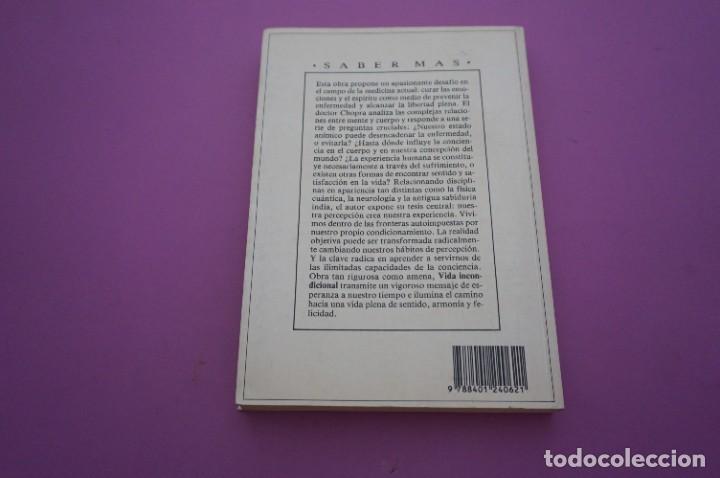 Libros: AMF-10F/ VIDA INCONDICIONAL - DEEPAK CHOPRA / PLAJA JANES EDITOR - Foto 6