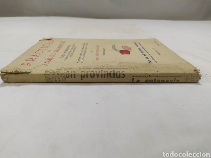 Libros: Pr&aacute;cticas de an&aacute;lisis gramatical, Luis Miranda Podadera, 1947 - Foto 2