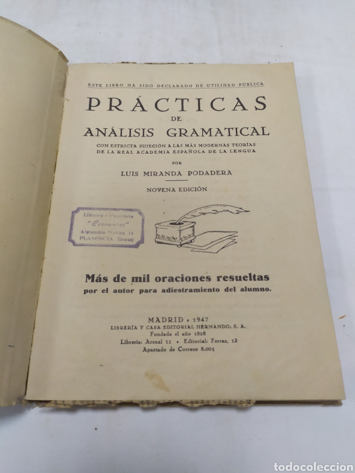 Libros: Pr&aacute;cticas de an&aacute;lisis gramatical, Luis Miranda Podadera, 1947 - Foto 3