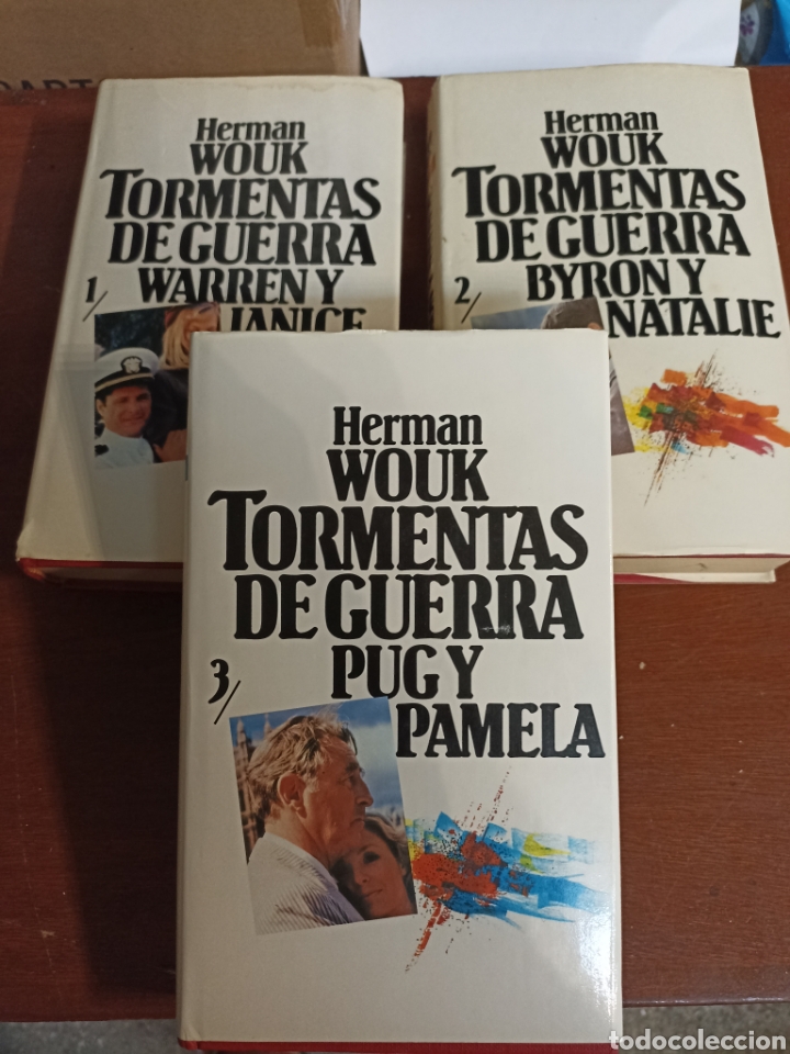 Libros: Hern&aacute;n Wouk &rdquo; tormenta de guerra&rdquo; 1-2-3 editorial c&iacute;rculo de lectores - Foto 1