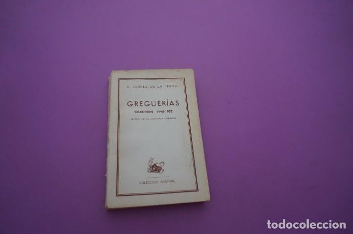 Libros: AMF-10F/ GREGUERIAS - RAMON GOMEZ DE LA SERNA / ESPASA CALPE - Foto 1