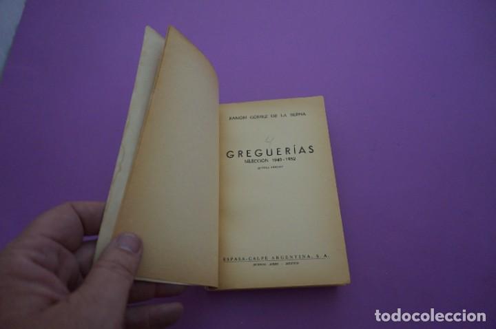 Libros: AMF-10F/ GREGUERIAS - RAMON GOMEZ DE LA SERNA / ESPASA CALPE - Foto 2