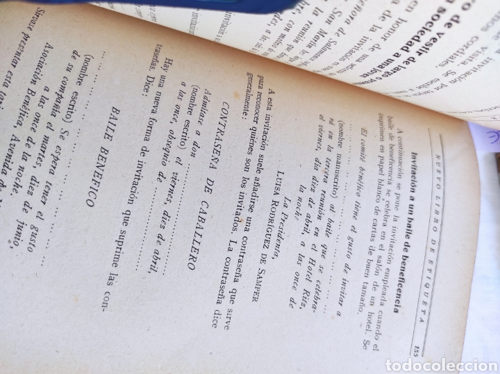 Libros: NUEVO LIBRO DE ETIQUETA- LILLIAN EICHLER 1948 - Foto 5