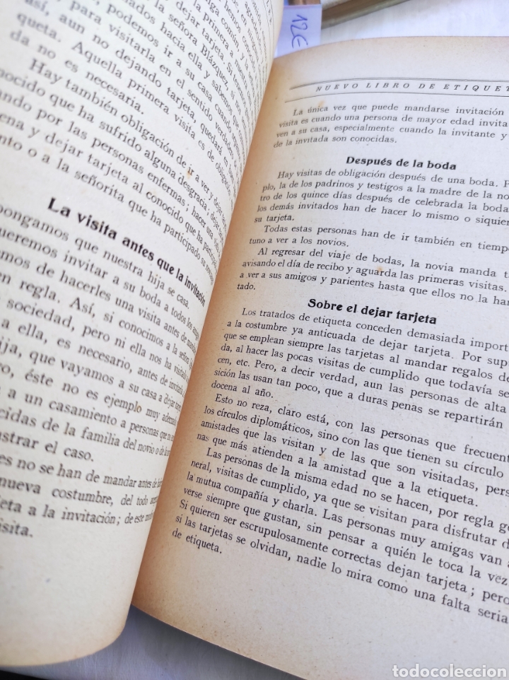 Libros: NUEVO LIBRO DE ETIQUETA- LILLIAN EICHLER 1948 - Foto 6
