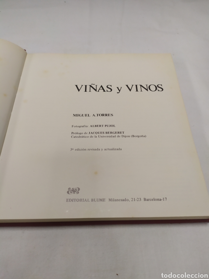 Libros: Vi&ntilde;as y vinos, Editorial Blume, 1977 - Foto 3