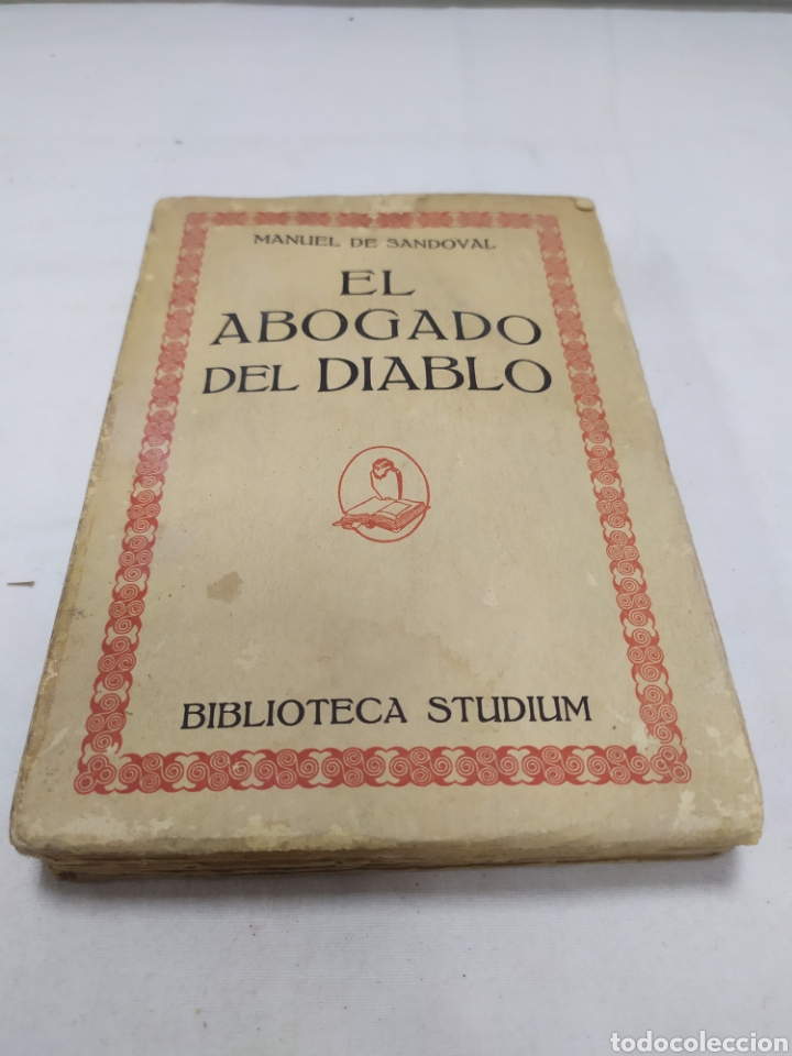 Libros: El abogado del diablo, Biblioteca Studium, Manuel de Sandoval - Foto 1