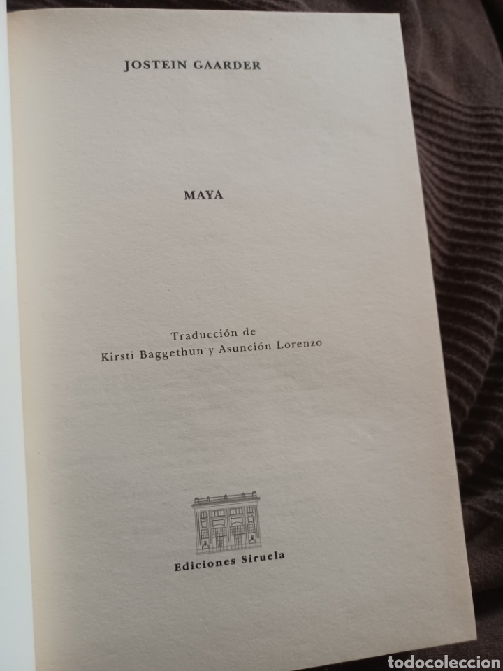 Libros: Barybook 125. . . MAYA Jostein Gaarder Siruela - Foto 3
