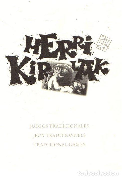 B&uuml;cher: Herri Kirolak. Juegos tradicionales/Jeux traditionnels/Traditional games - Ojinaga, I&ntilde;aki