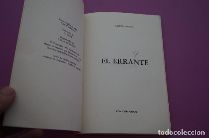 Libros: AMF-12C/ EL HERRANTE - KAHLIL GIBRAN - EDICIONES GRAAL - Foto 2