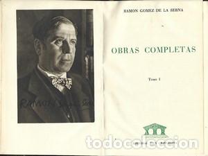 Libros: Obras completas-RAMON GOMEZ DE LA SERNA, 2 tomos - GOMEZ DE LA SERNA, RAMON - Foto 2