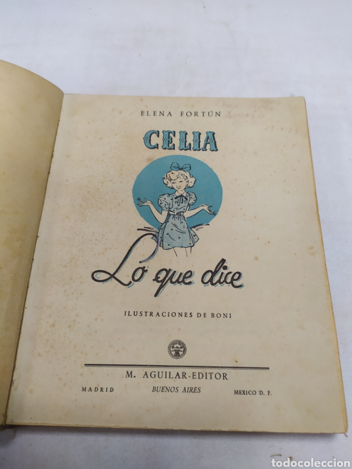 Libros: Celia lo que dice, Imprenta Balmez, 1948 - Foto 3