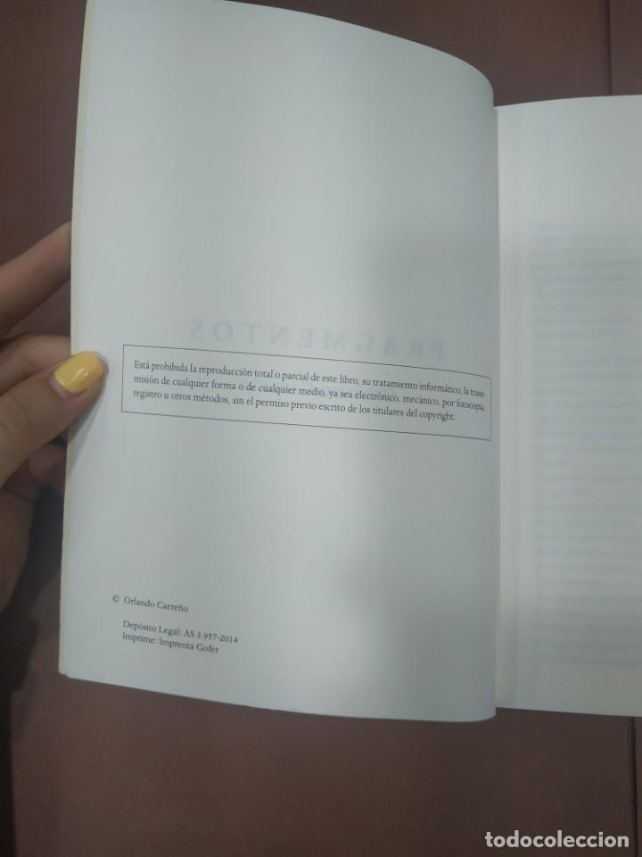 Libros: FRAGMENTOS, ORLANDO CARRE&Ntilde;O - Foto 2