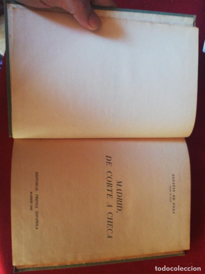 Libros: Madrid de Corte a Checa. Agust&iacute;n de Foxa. 1962 - Foto 3