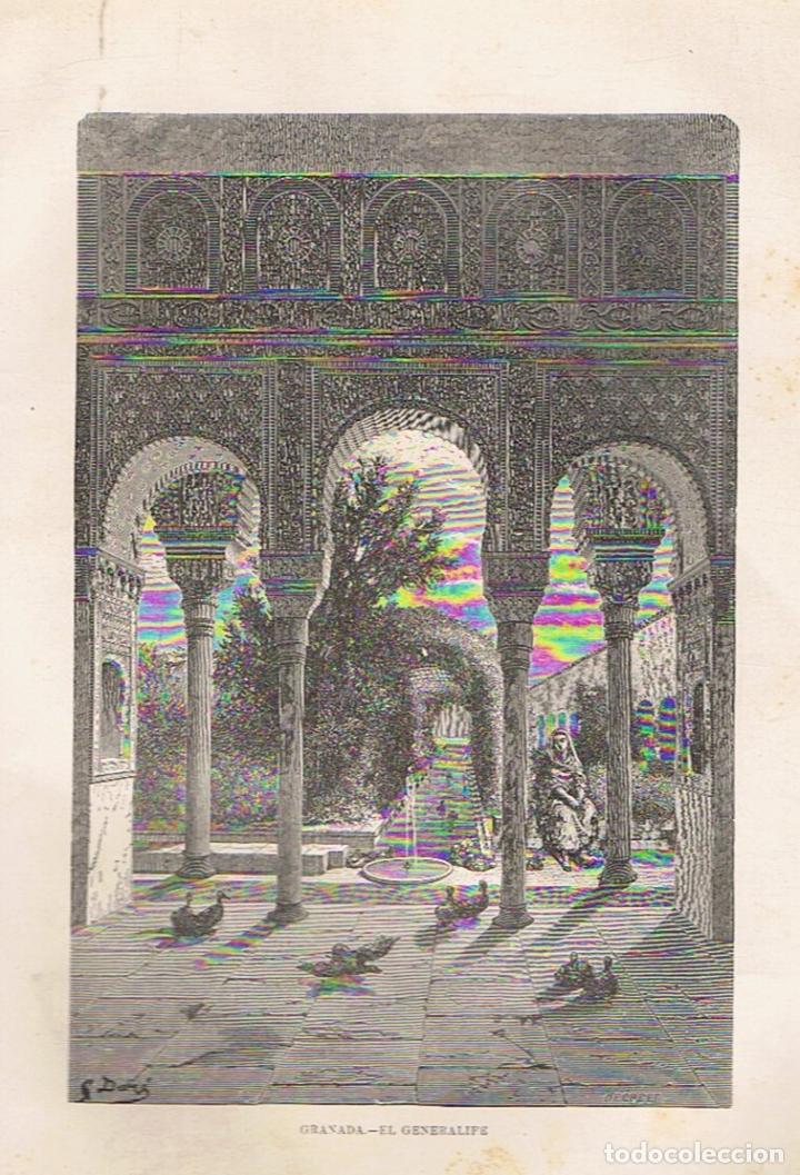 Libros: GRANADA. EL GENERALIFE. - Dor&eacute;. Gustavo, lo pinto / Decreef, lo grabo. - Foto 1