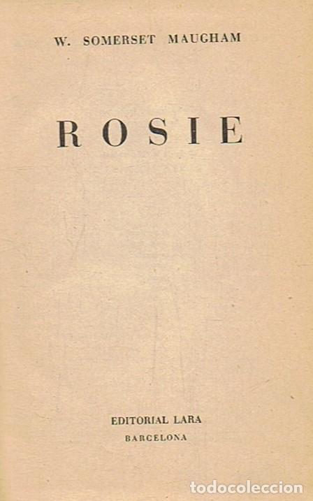 Libros: ROSIE. - Maugham. W. Somerset, - Foto 1