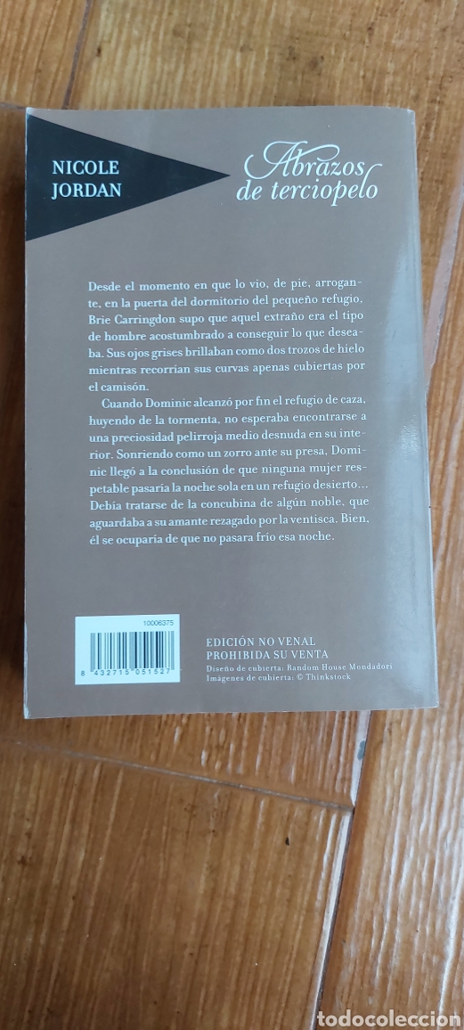 Libros: Libro Abrazos de Terciopelo -Nicole Jordan- - Foto 3