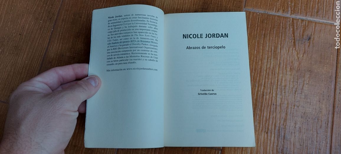 Libros: Libro Abrazos de Terciopelo -Nicole Jordan- - Foto 4
