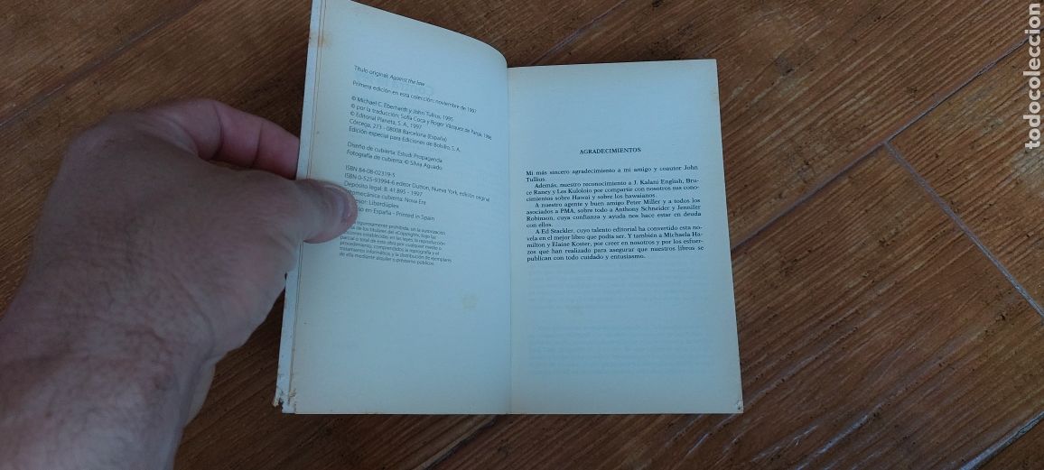 Libros: Libro Contra la Ley -Michael C. Eberhardt- 1&deg; Edicion - Foto 7