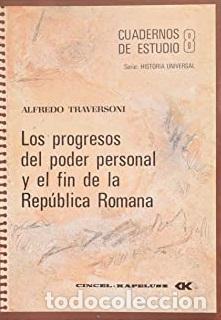 Libros: LOS PROGRESOS DEL PODER PERSONAL Y EL FIN DE LA REP&Uacute;BLICA ROMANA - M&eacute;ndez Vives,Enrique - Foto 1