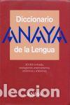 Libros: DICCIONARIO ANAYA DE LA LENGUA - AA.VV - Foto 1