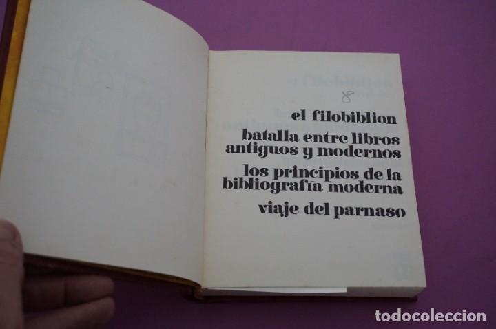Libros: AMF-16E/ EL PHILOBIBLION - R. DE BURY / ZEUS EDITOR - Foto 2