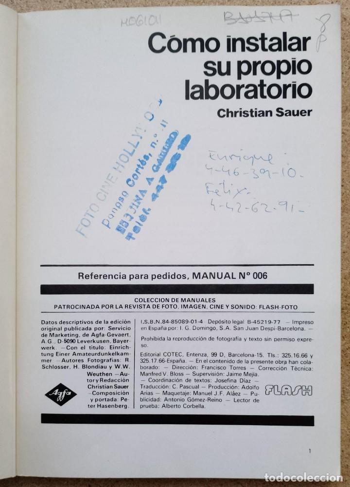 Libros: C&oacute;mo instalar su propio laboratorio - Gerhard Graeb y K. Heinz Dieckmann - Foto 3