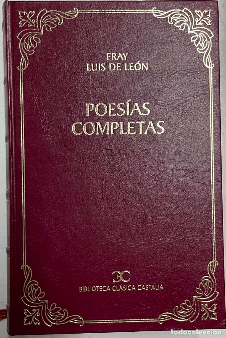Libros: POES&Iacute;AS COMPLETAS / Fray Luis de Le&oacute;n - Foto 1