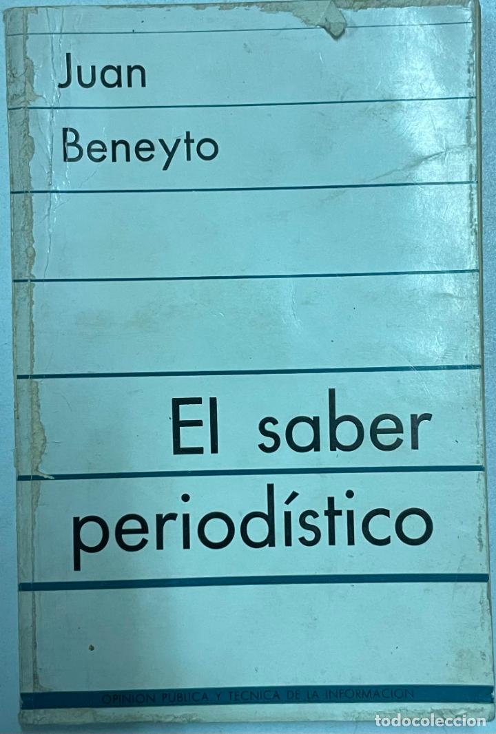 Libros: El sabor period&iacute;stico / Juan Beneyto - Foto 1