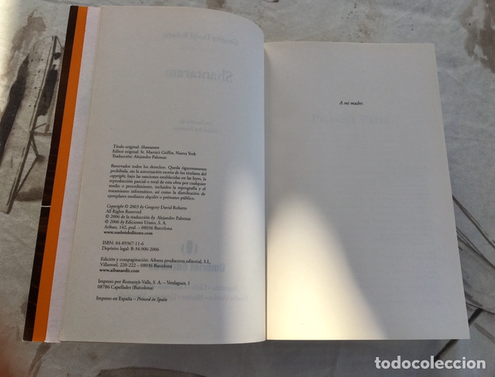 Libros: SHANTARAM GREGORY DAVID ROBERTS - Foto 6