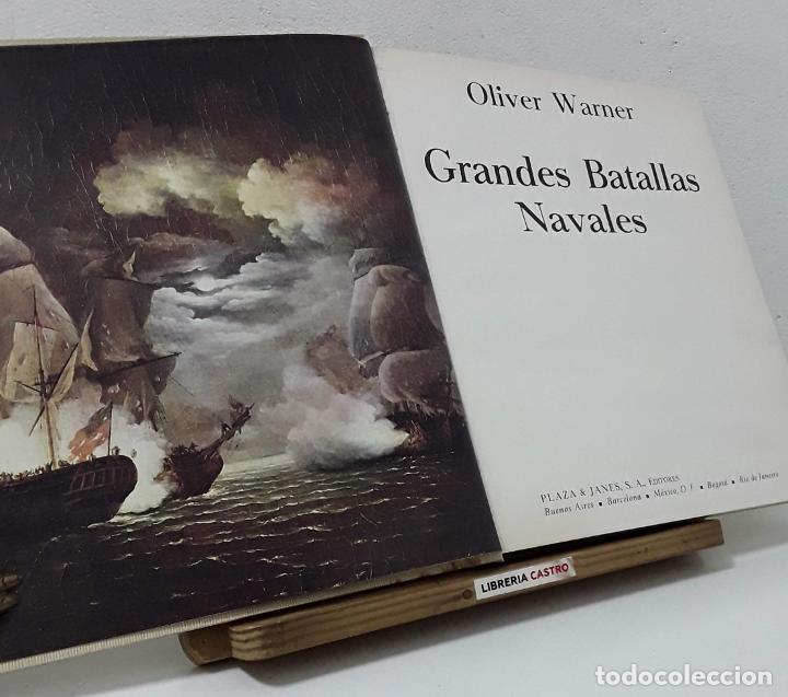 Libros: Grandes batallas navales - Oliver Warner - Foto 1