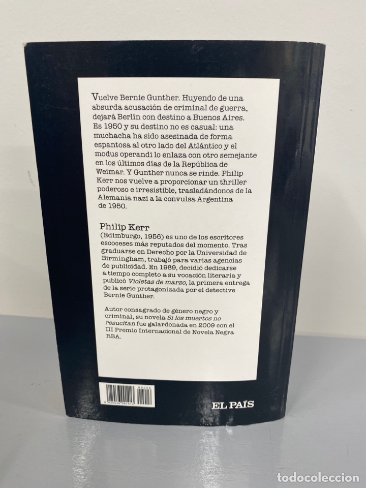 Libros: Libro. Una llama Misteriosa. Philip Kerr. El Pa&iacute;s - Foto 2