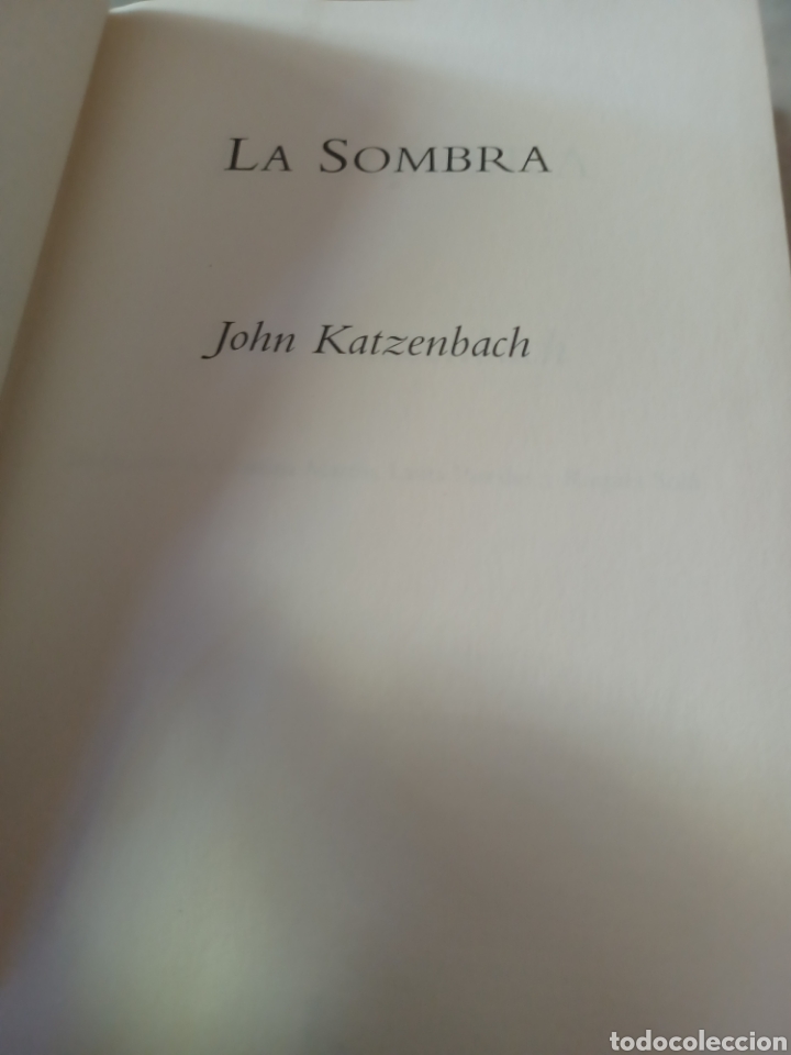 Libros: Barybook C19 La sombra John katzenbach Ediciones B la trama - Foto 3