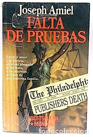 Libros: FALTA DE PRUEBAS - Amiel,Joseph - Foto 1