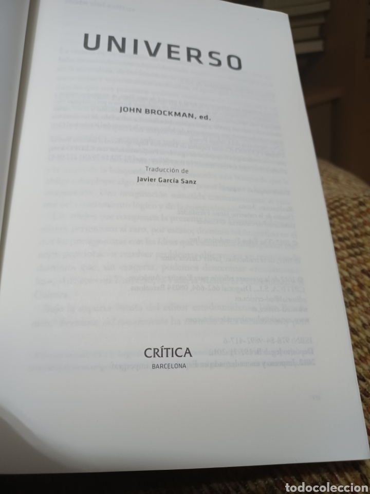 Libros: Barybook C19. Universo john brockmann Cr&iacute;tica .Barbour,, Davies, - Foto 5