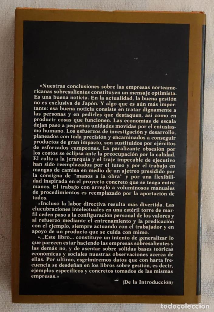Libros: EN BUSCA DE LA EXCELENCIA. - Foto 2