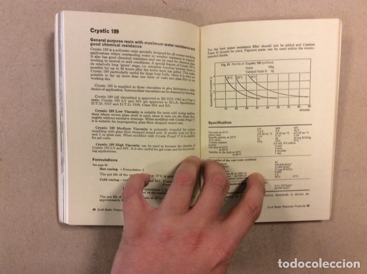 Libros: POLYESTER HANDBOOK. SCOTT BADER & CO LTD 1963 EDITION. EN INGL&Eacute;S - Foto 5