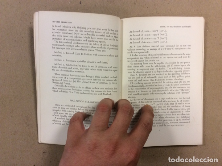 Libros: SHIP FIRE PREVENTION. A.J.S. BENNETT. PERGAMON PRESS 1964. EN INGL&Eacute;S. - Foto 3
