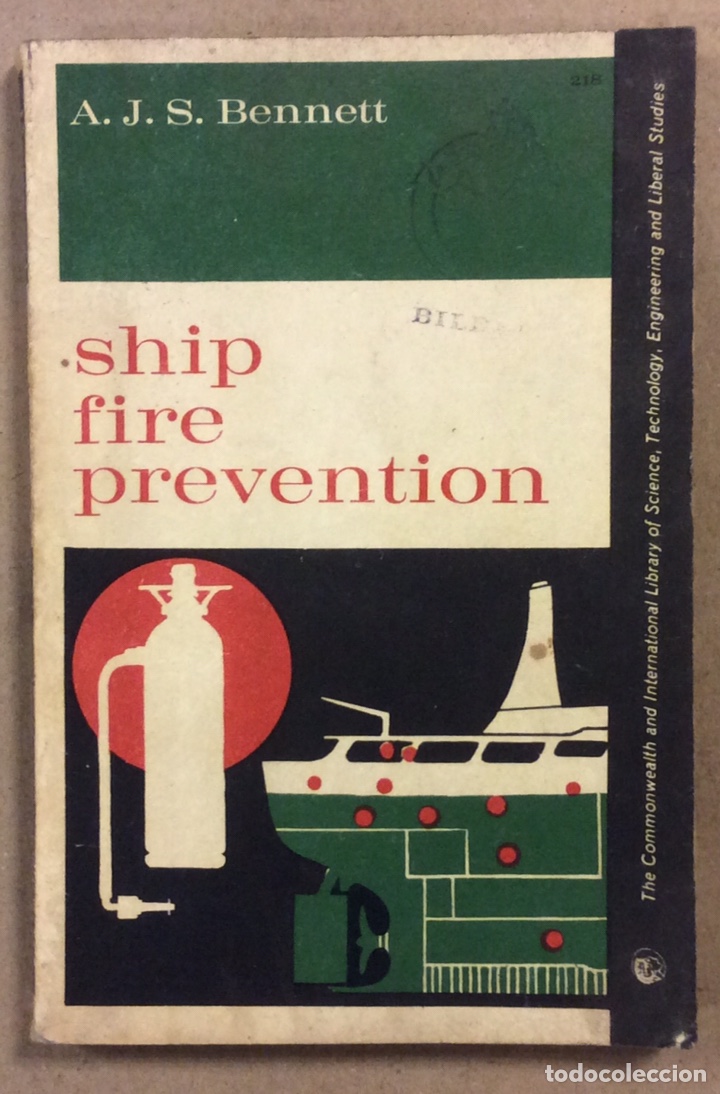 Libros: SHIP FIRE PREVENTION. A.J.S. BENNETT. PERGAMON PRESS 1964. EN INGL&Eacute;S. - Foto 1