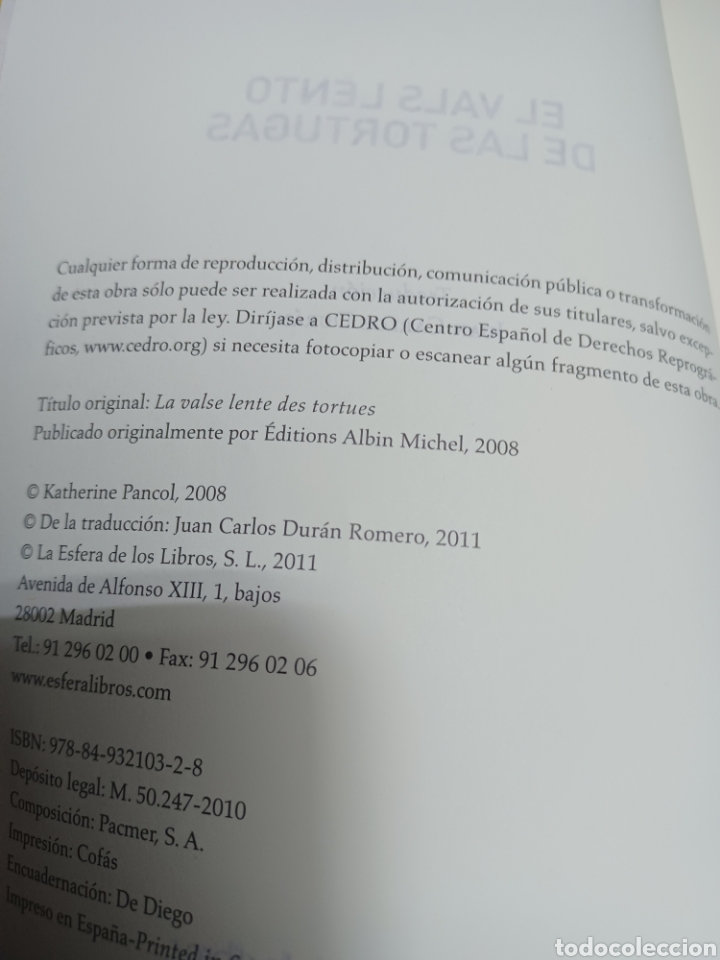 Libros: Barybook C67. . El vals lento de las tortugas Katherine y la Esfera - Foto 5