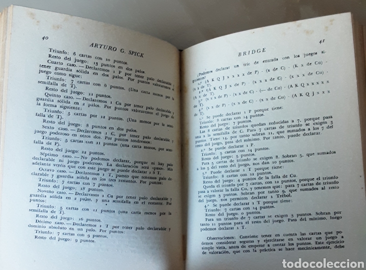 Libros: BRIDGE TRATADO ELEMENTAL. ARTURO G. SPICK - Foto 6
