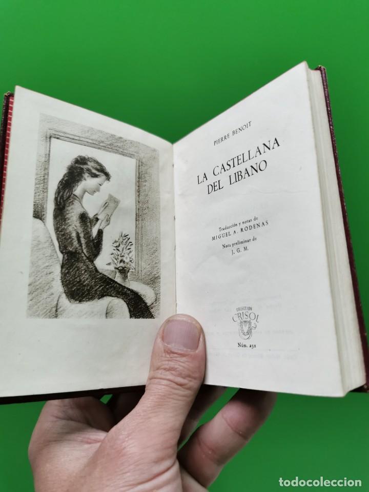 Libros: PIERRE BENOIT. LA CASTELLANA DEL L&Iacute;BANO. AGUILAR. CRISOL 231. - Foto 4