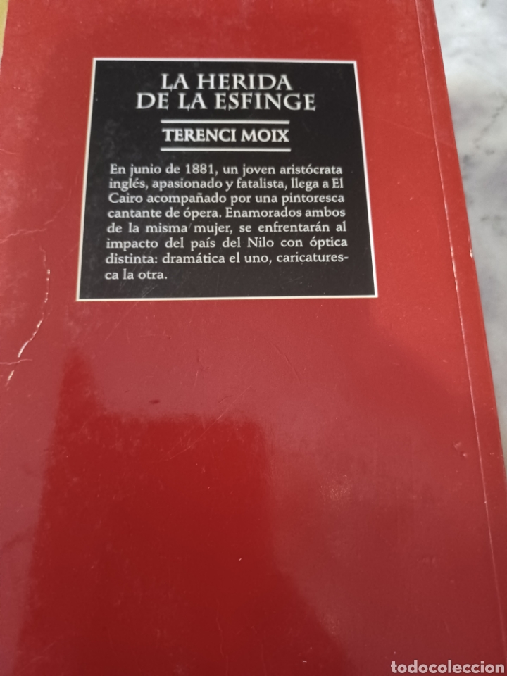 Libros: Barybook C20. La herida de la Esfinge Terenci Moix planeta - Foto 2