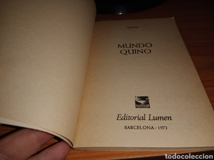 Libros: Libro Mundo Quino. Barcelona 1972 - Foto 2